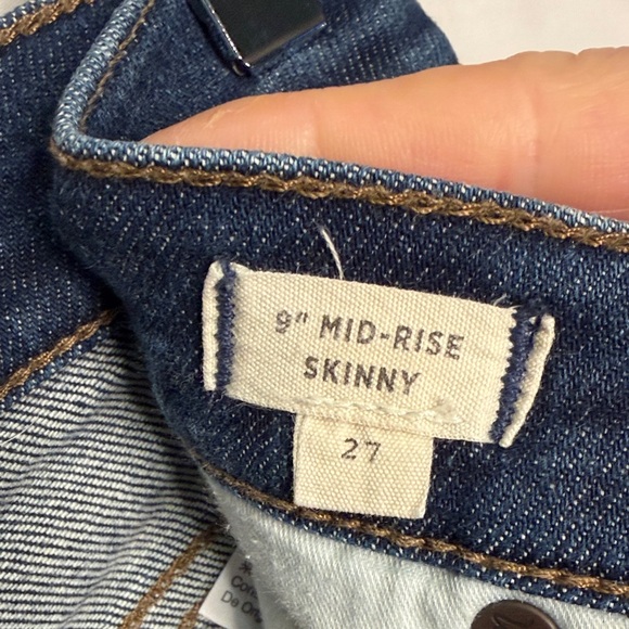 Madewell Women's Dark Indigo Skinny Jeans - Picture 6 of 9